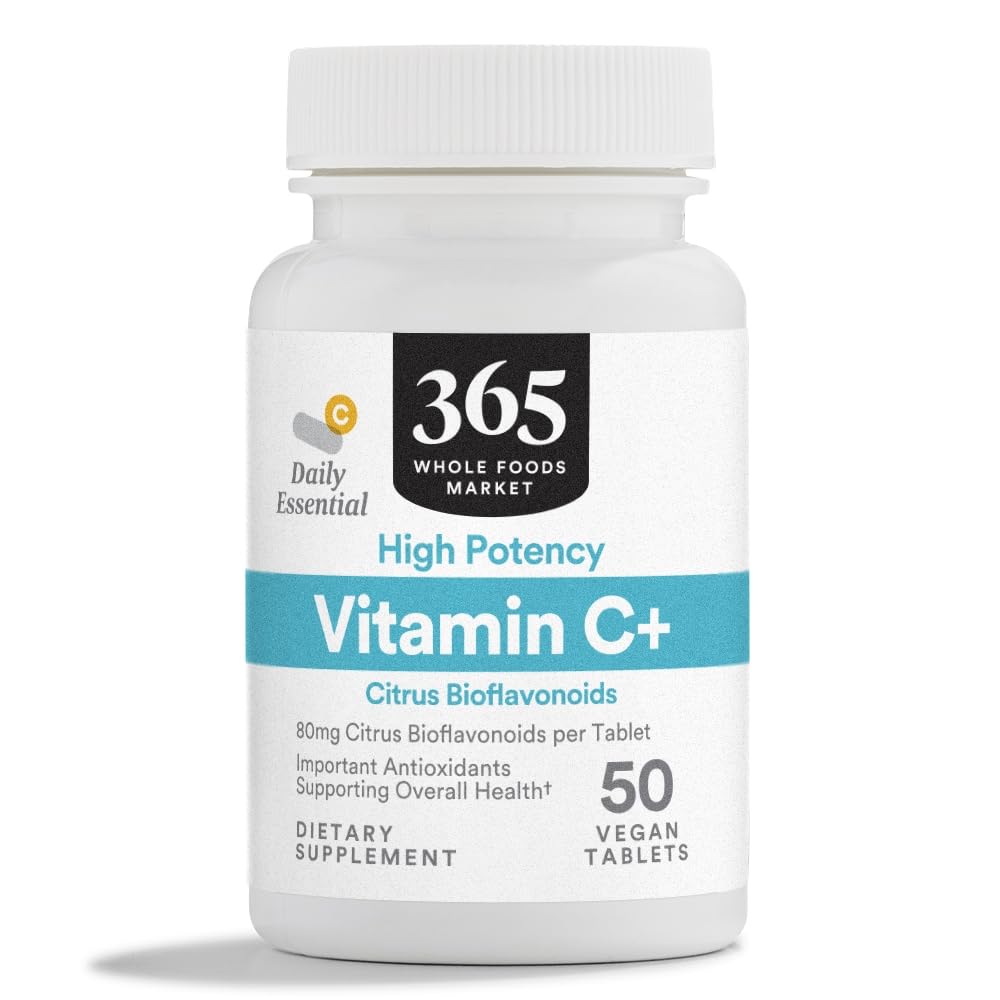 365 oleh Whole Foods Market, Potensi Tinggi Vitamin C Kompleks, 50 Tablet
