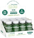 Chloroglow Chlorofil Shots - tanaman organik - berbasis Green Apple Drink untuk dukungan kekebalan tubuh & Badan Cleanse - Persediaan Alam (12 Pack)