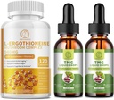 L- Ergothioneine Mushroom Complex Capsules & TMG (Trimethylglycine) Liquid Drops