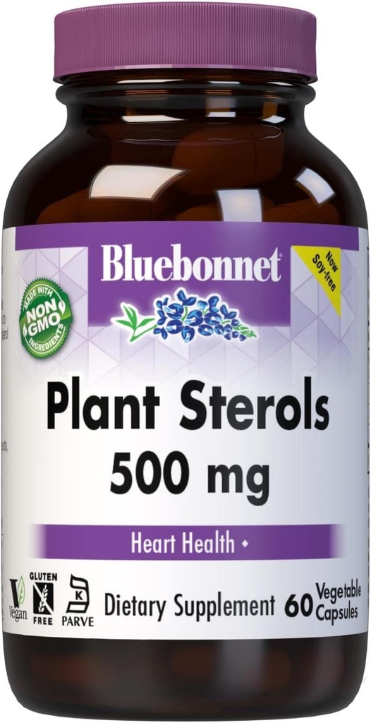 Bluebonnet Nutrition Plant Sterols 500mg Heart Health Suplement for Men & Women *