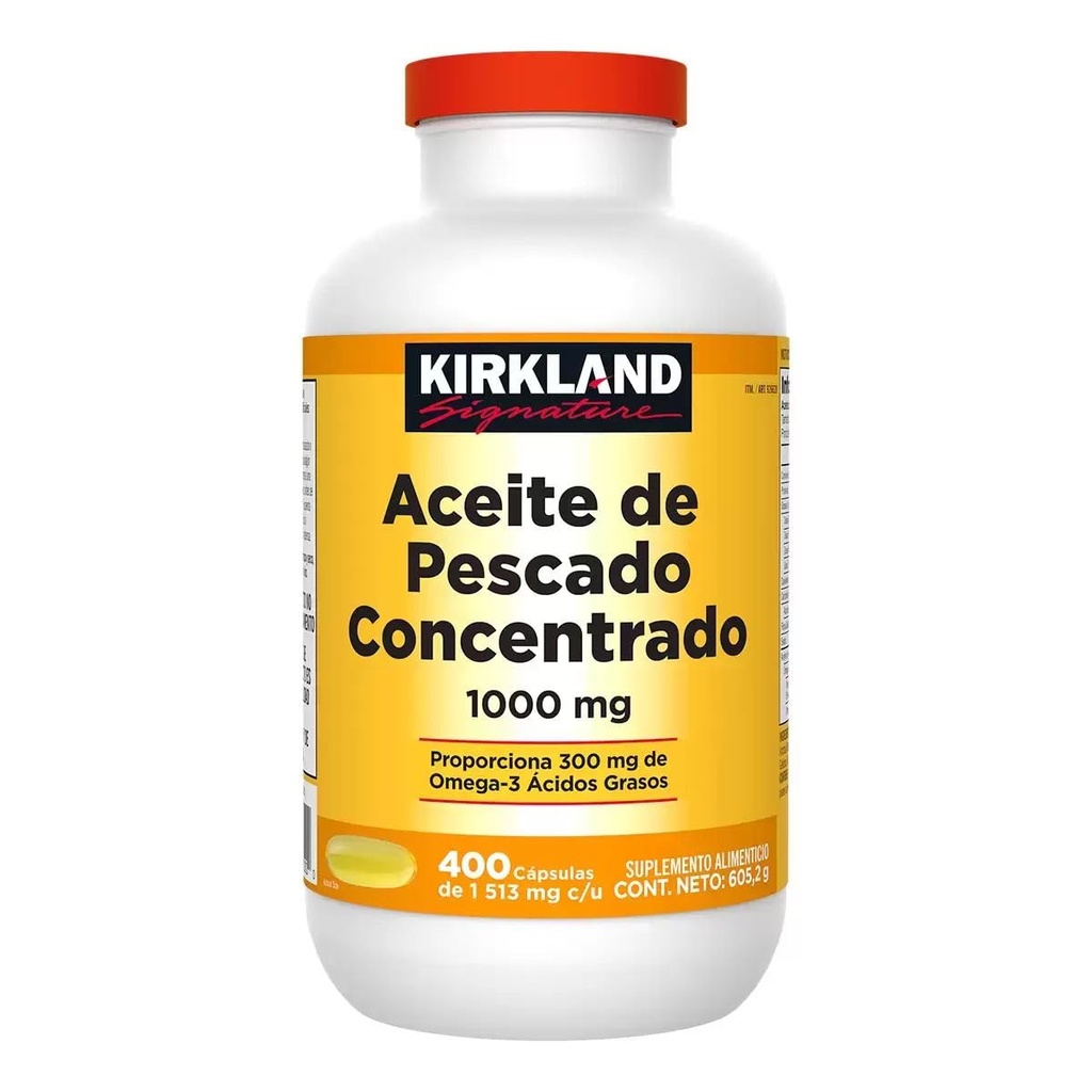Minyak ikan Kirkland 1000mg, 400 Cacah