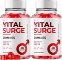 (2 Kemasan) Vility Surge Gummies, VitalSurge Surge Maximum Surge Resmi Kekuatan Maksimal 1000MG Advanced Gummies, Detox VitalSurge, Vitapush Gomitas Chews dengan Ingreations Natural (120 Gummies)