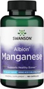 Swanson Albion Chlated Manganese Glycinate 40 Miligram 180 Capsules