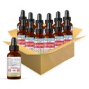 Herbal Papaya Kids Calm Dukung Liquid Extract 1oz dengan Magnesium Glycinate, Magnesium Citrate, Anak Multivitamin - Magnesium untuk Anak - 1oz Botol, 12 Units