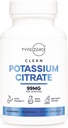 Tipe Zero Potasium Citrate (99mg, 120 Capsules) - Gluten Free, Non- GMO