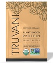 Truvani Vegan Pea Protein Powder 124; Peanut Butter 124; 32.7g Organic Plant Based Protein 124; 1 Serving 124; Keto 124; Gluten & Dairy Free 124; Low Carb 124; No Added Sugar