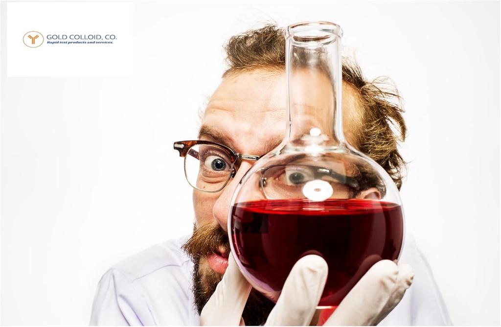 Colloidal Gold Nanopartikel (40 nm) 1 OD untuk Lateral Flow & Immunoassay