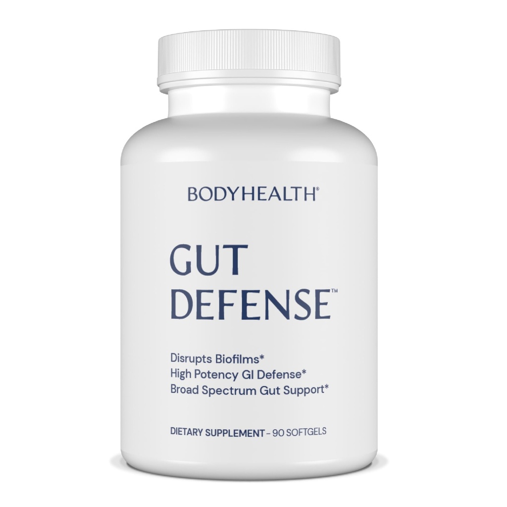 BodyHealth Gut Defense dengan PerfectAmino, Gut Health Support for Women and Men, GI Dupport Suffels - 90 Softgels