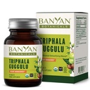 Banyan Botanicals Triphala Guggulu - Organik Triphala Suplemen dengan Guggulu Resin - Herbal Detox Support for Supporting Healthy Ditraffic * - 90 Tablets - Non-GMO Desurinced Vegan