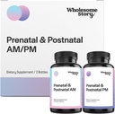 Premium Bioavailable Prenatal & Postnatal Vitamin for Women with DHA, Folate & Iron 14; 100% dari Estivenable Vitamin for Pregnancy & Breathmaking Women 124; 2 Bottles Optimined AM & PM Dises 30 Day Supply