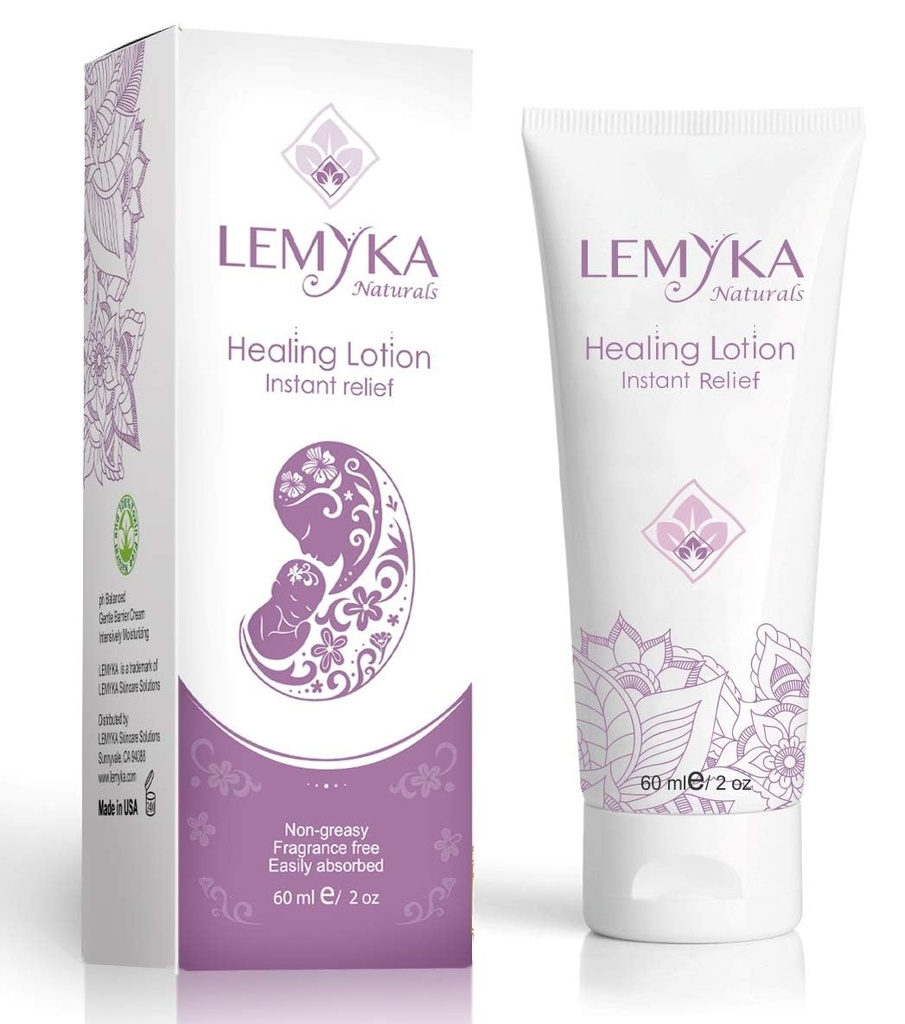 Romacea krim - wajah lega wajah lotion ruam untuk eksim, psoriasis, hives, dan kulit kering, LEMYKA penyembuhan alami untuk bayi dan orang dewasa