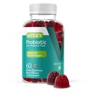 Viteey Probiotic Gummies with Precipe- Gut Health Suplemen Kesehatan Digetical - 2 Milyar CFU - Vegan, Gluten- Free - 60 Count