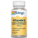 SOLARAY Vitamin E d- Alpha Tocopherol 268mg (400 IU) 14; Heart & Skin Health, Antioksidant Activity Dukung 124; 100ct