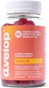 dvelop Vitamin D Gummies for Dewasa - 1200 IU, 10 mcg - Potamine Tinggi D3 Gummies -Imune Dukungan, Bone & Heart Health - 3X Lebih Cepat & Lebih Efektif - New Formula, Wild Berry Flavor 60