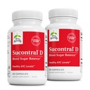 Terry Sucontral D - B-Complex & Folate Suplement - Carbohydrate Metabolisme Dukungan - Vitamin & Mineral Suplemen dengan Zinc & Chromium - 60 Capsules (Paket 2)