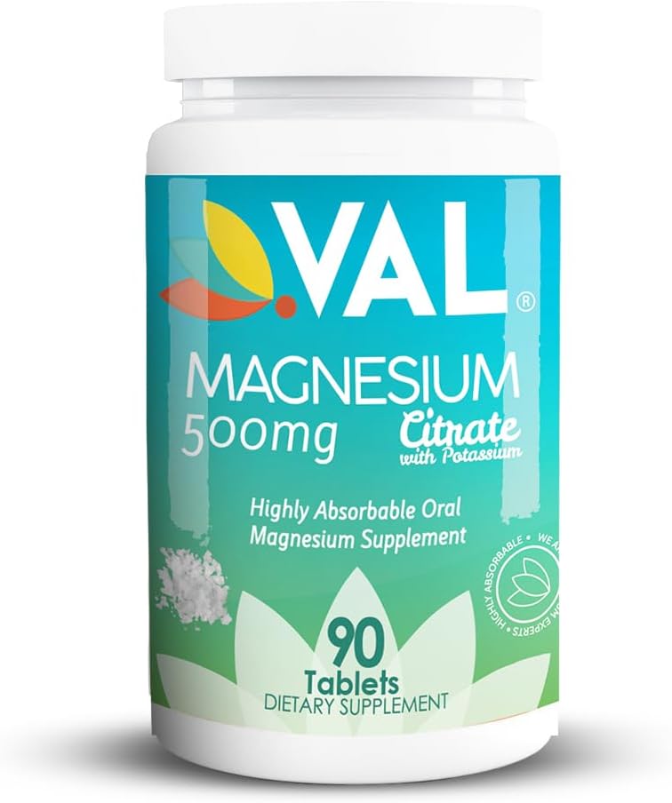 VAL Magnesium Citrate + B6 + Potasium, 90 Tablet