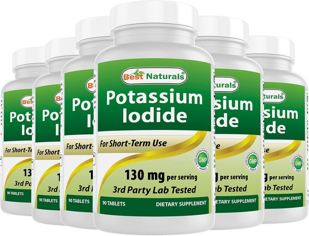 Terbaik Potassium Iodide 130 mg per Serving - Dietary Suplemen, 90 Tablet (6)