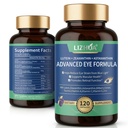 Lutein 40mg & Idxanthin 8mg Eye Vitamin, dengan Astaxanthin, Bilberry, Taurine, Vitamin A C E Zinc, Blue Light & Macalar Dukungan, 120 Gravgie Capsules