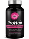 VWS Biotin 10.000 mcg Dietary Suplemen w / Zinc & Selenium ke Pembangunan Rambut Pengunut, Lebih Kuat Nails & Sehat Kulit untuk Perempuan dan Pria, 60 Vegan Capsules