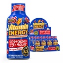 Vitamin Energy B11.000% Energi Ekstra Shot Açaí Pocapate 12 Pack, 260mg Natural Caffeine, B12 & B6, Nootropic Focus, Vitalitas, Zero Sugar, Gluten- Free, Vegan, Kosher, 1.93 fl oz