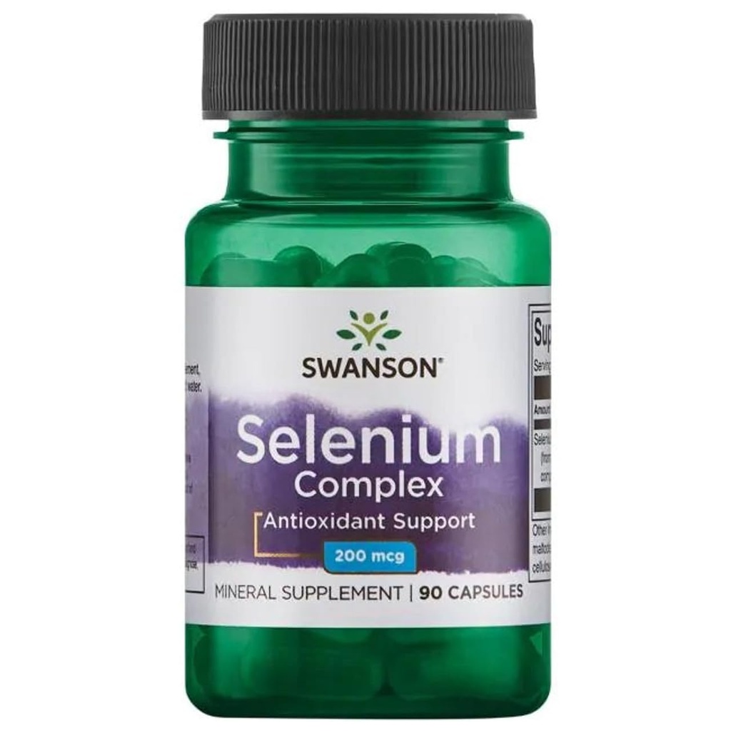 Swanson Albion Melengkapi Selenium 200 mcg 90 Capsules