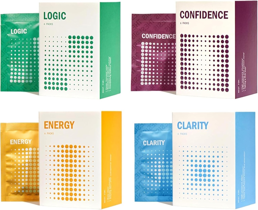 Thesis The Starter Kit - Nootropic Cognitive Suplemen dengan Kejelasan, Logic, Kepercayaan & Energi - Promotes Mental Focus, Natural Energy & Memory - 24 Pasokan 1 Bulan