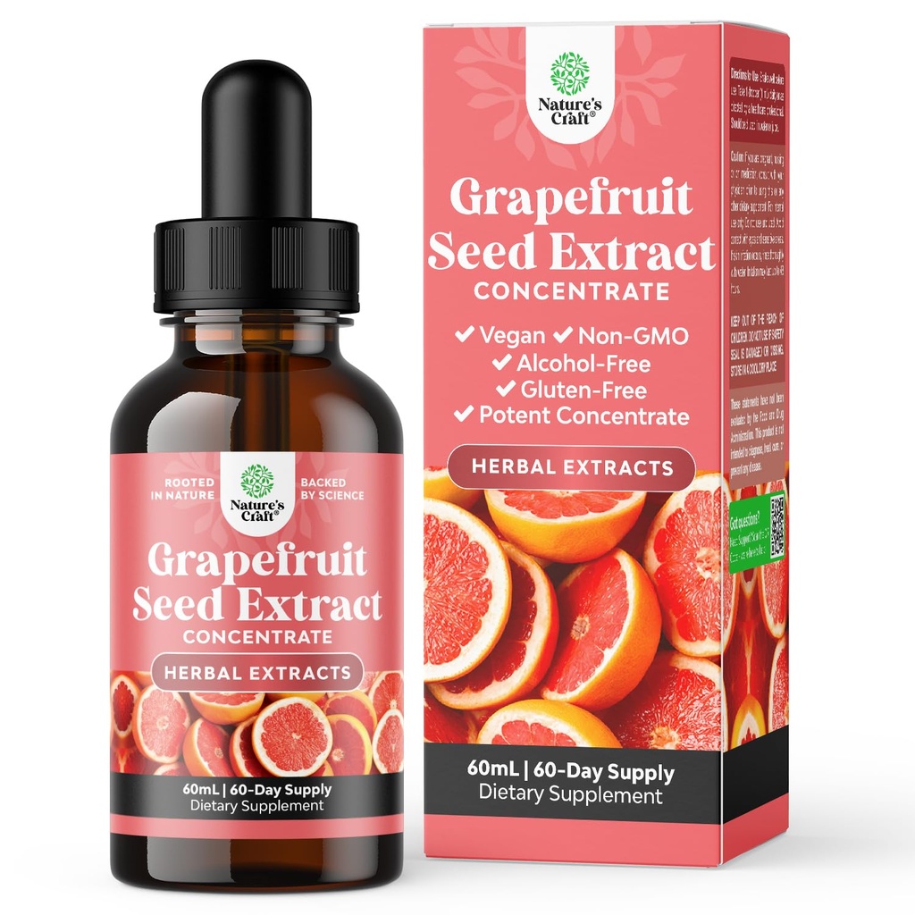 Cairan Benih GSE Grapefruit & Polyphenos for Gut Health & Imune Support