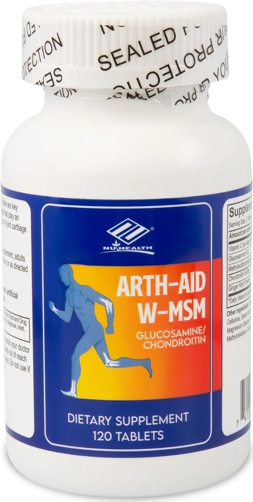 Arth- Aid W-MSM baru Glucosamin Chondroitin 120 Counts