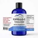 Expello- C - Ultimate Liver Detox - Cleanse dan Detox - Echinacea, Goldenseal & Red Clover Suplemen - Alcohol- Free Liquid Cleanse, Kidney Cleanse dan System Booster, 16 Fl Oz.