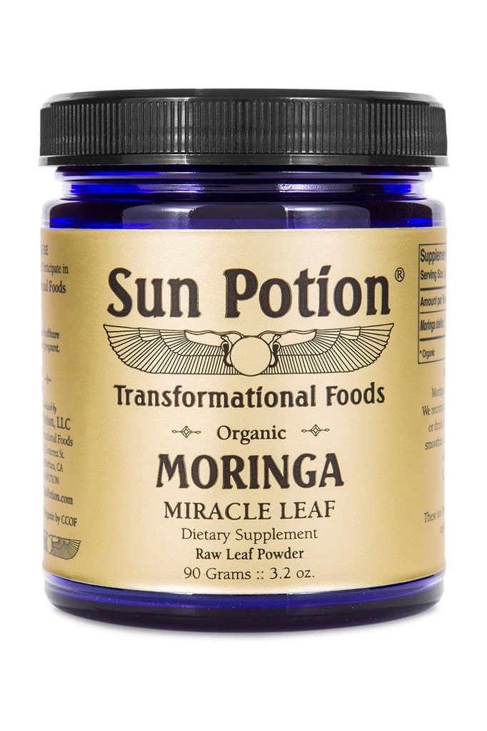 Bubuk Daun Moringa - 90 Gram Jar