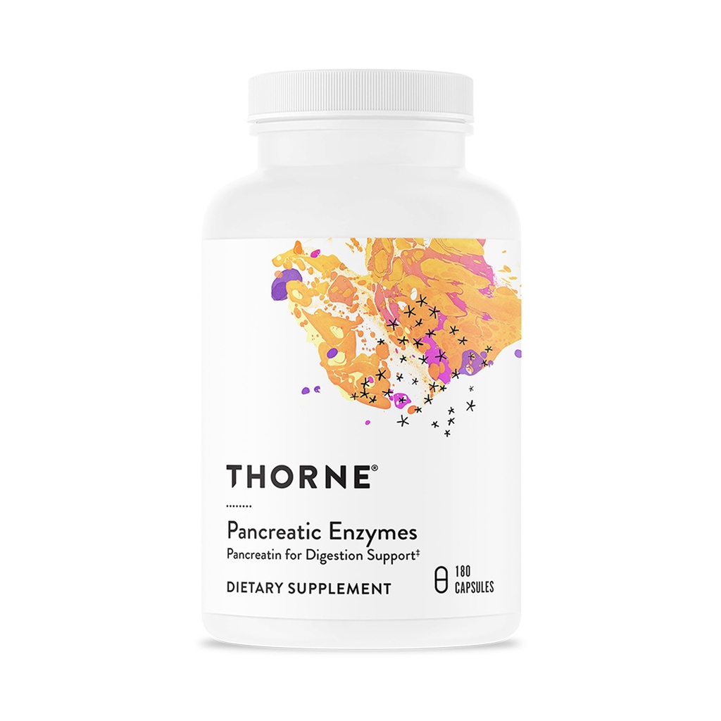 THORNE - Pankreas Enzymes (FormanDipan -9) - Pankreas Enzymes untuk Dukungan Digetical dan Absorpsi NUtrient * - 180 Kapsul - 90 Hamba