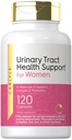 Carlyle Urinary Tract Health for Women 144; 120 Capsules 12.4; Relief for Women 124; with D-Mannose, Cranberry Complex & Progories 124; Non-GMO, Gluten Free