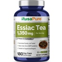 NusaPure Essiac Tea 1350 mg 180 Veggie Caps (Vegetarian, Bukan-GMO)