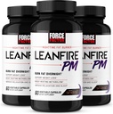 Angkatan Factor LeanFire PM, Wlighing Loss Pill for Women and Men, Fat Burner and Overight Loss Pill to Burn Fat, Boost Metabolisme, and Impreve Sleep for Incredible Results, 60 Count (Paket 3)