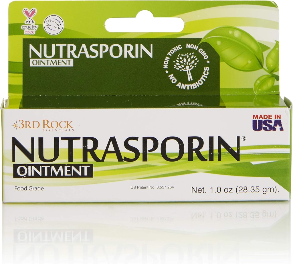 Batu Esensial ke-3 Nutrasporin Silver Ocones, Toxic- Free, Petrolemm-Free, Non-Antibiotic, Aid Pertama, Makanan kelas atase, 1.0oz, Paket 1