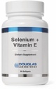 Douglas Laboratorium Selenium + Vitamin E 124; 400 I.U. dari Natural Form of Vitamin E dan 50 mcg dari Selenium 14; 90 Softgels
