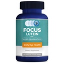 Fokus Lutein for Eyes dengan Mesoxanthin, Sugarn Eye, 60 Count, 60 Day Suply, Daily Vision Support for Digital Screens, Bright Lights, Sunlight, Vegan dan Sugar- Free, Dibuat di USA