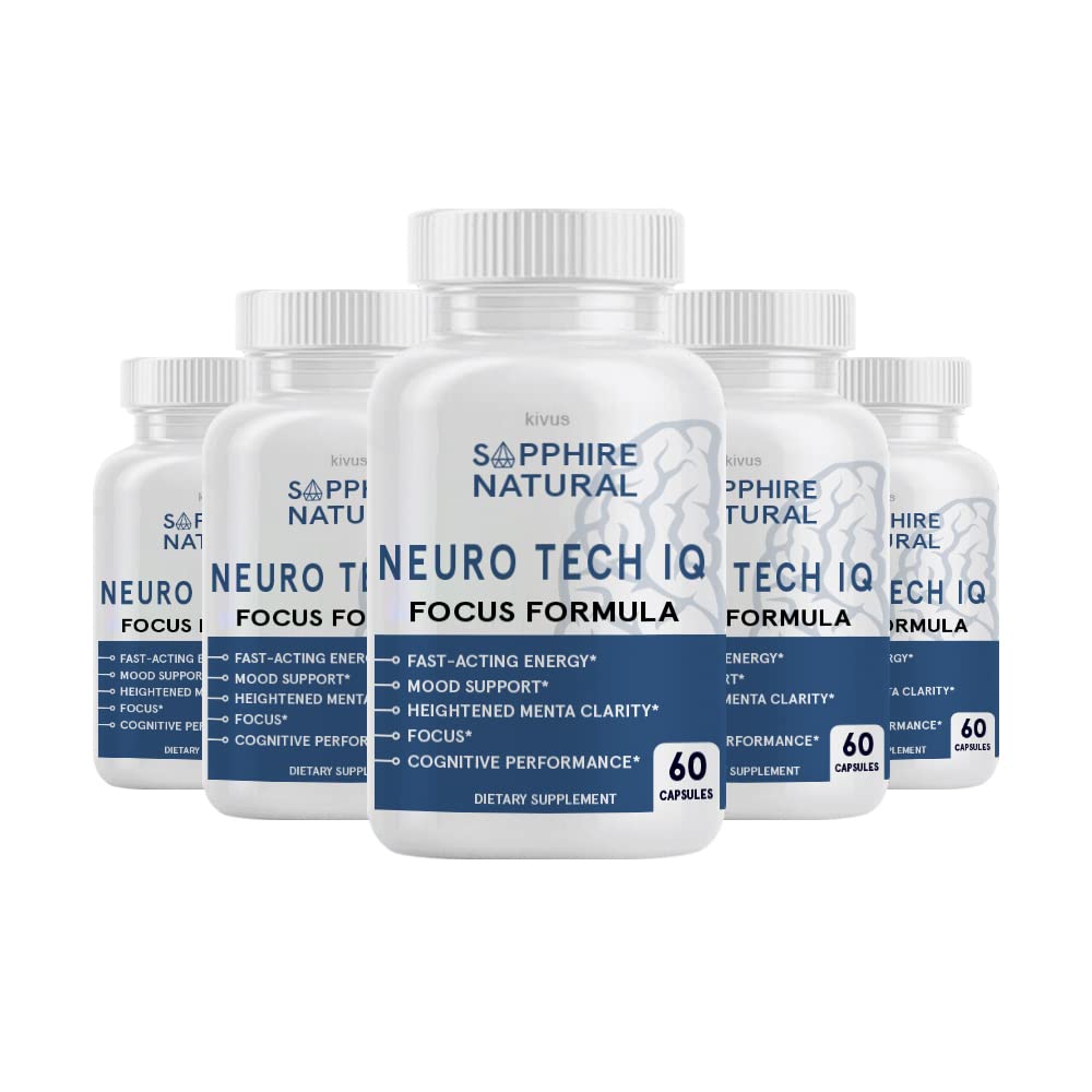 IQ Neuro Tech (5 Pack, 300 Capsules)