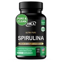 Spirulina Powder Capsules 3000 mg - Purest Non-Irrated Blue Green Algae - Best Raw Vegan Protein - Green Superfood - Multivitamin Alam - 180 Pil Dibuat di Amerika Serikat