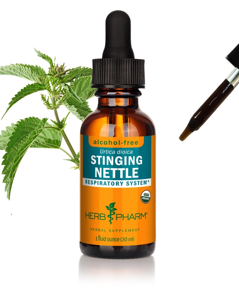 Herb Pharm Alcohol- Free Stinging Nettle Glycerite, 1 Oz