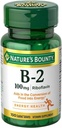 Nature 's Bounty Vitamin B-2 100 mg, 100 Tablet (Paket 12)