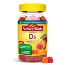 Nature Made Vitamin D3 5000 IU Per Serving Gummies Extra, Bone and Immune Health Support, 150 Vitamin D Gummies untuk Dewasa, 75 Hari Supppply