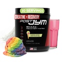 JYM Support Science Post JYM Active Matrix Pelangi Sherbet Amino Recoder Creatine HCL, BCAA, Glutamine, Carnitine, Taurine for Strength, Repair, Performance 30