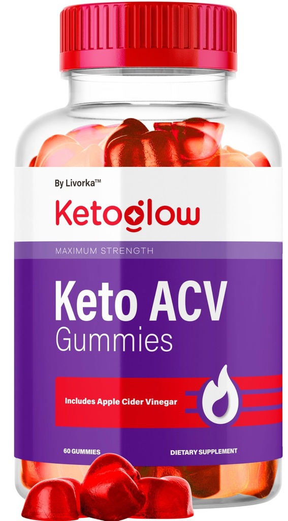 KetoGlow Keto ACV Gummies - Formula Keto Glow Gummium ACV Premium All Natural Gummys 1050mg, Keto Apple Cider Lanjut Formula, KetoGlow Dukungan Review, 60 Gummies selama 1 Bulan