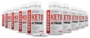 (10 Pack) Ketosyn Keto ACV Extreme Pill 1675 MG Keto Dukungan Katup Kemo Alternatif ke Keto ACV Gummies Formulasikan dengan Apel Cider Extra Virgin Minyak Powder Green Tea 600 Capsules