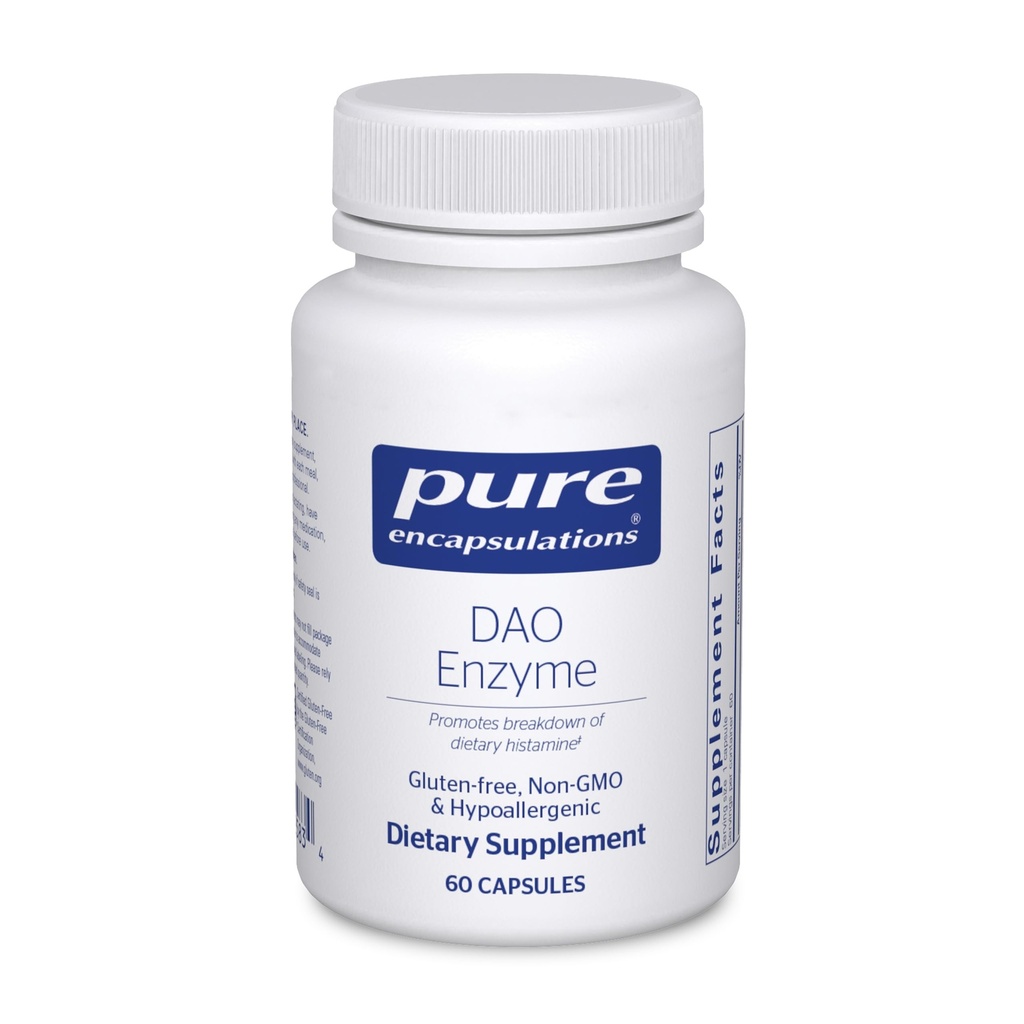 Enkapsul Murni DAO Enzyme - Histamine Breakdown Distribution Supplement * - Ease Digetical & Skin Sensitivity * - Allergen- Free Health Supplemen - 60 Capsules