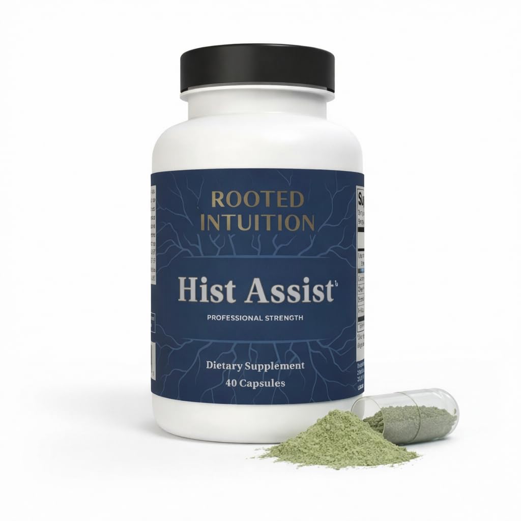 Hist Assist Averst 124; Seasonal Sinus & Imune Balance Formula 12.4; Quercetin Bromelain NAC Nettle = 124; Non-GMO Gluten Free 124; 40 Capsules