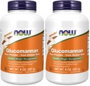 Sekarang Makanan Suplemen, Glucomannan (Amorophallus konjac) Powder Murni, Supports Regularitas *, Healthy Weight Management *, 8 Ounce, (Paket 2)
