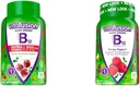 Vitamin Vitamin B12 Gummy Vitamin untuk Dukungan Metabolisme Energi, Cherry dan Raspberry Flavored, Nomor 1 Amerika, 90 dan 60 Count