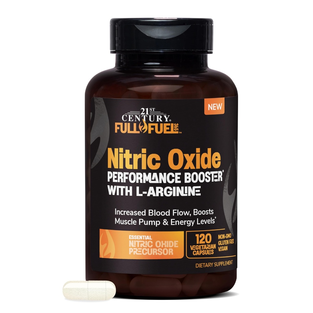 Abad ke-21 Fuel 365 Nitric Oxide Performance Booster dengan L- Arginine